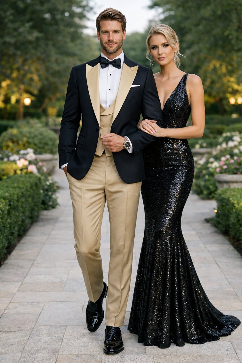 Tan Tuxedo - Beige Champagne Color Tuxedo