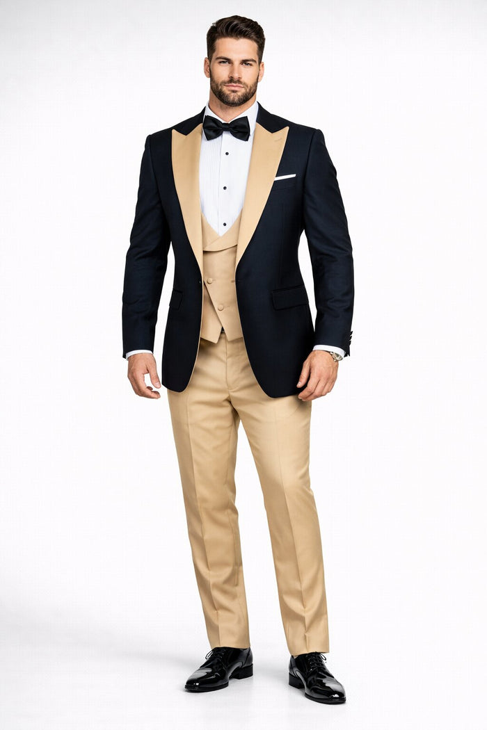 Tan Tuxedo - Beige Champagne Color Tuxedo