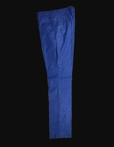 Mens Big and Tall Linen Pants -Royal Blue Linen Dress Slack