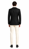 Mens Black and Ivory Tuxedo with Wide Shawl Lapel â€“ 3 Piece Black and off White Lapel ! Vested Suit