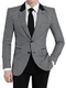 Mens Black Checkered Blazer - AlbertoNardoniStore