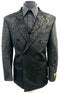 Mens Black Double Blazer - AlbertoNardoniStore