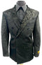 Mens Black Double Blazer - AlbertoNardoniStore