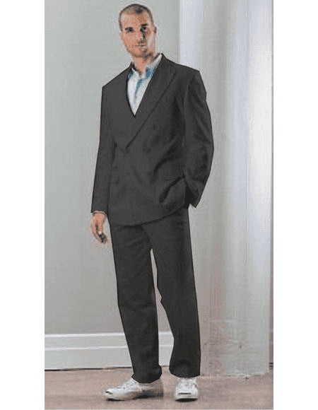 Mens Black Linen Suit - AlbertoNardoniStore