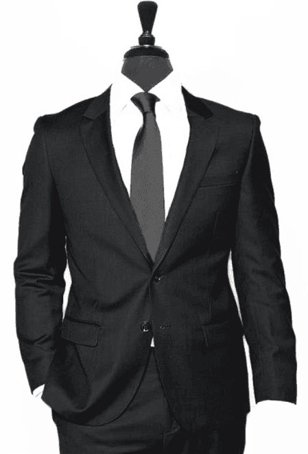 Mens Black Linen Suit - AlbertoNardoniStore