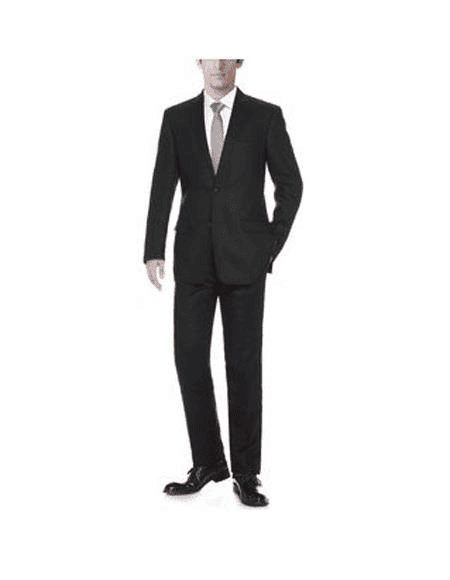 Mens Black Linen Suit - AlbertoNardoniStore