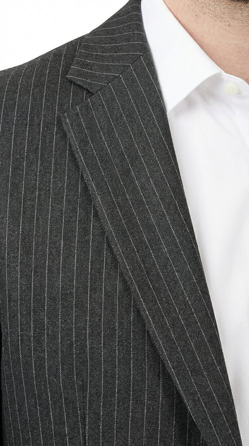 Mens Black Pinstripe Western Blazer – Classic Cowboy Style Jacket for Business, Formal and Smart Casual Wear