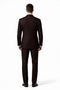 Black and Red Suit Mens Chalk Stripe Suit - Black And Red Suit