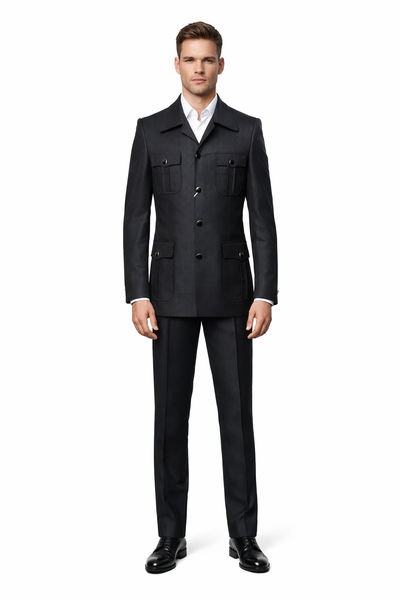 mens-black-safari-suit-with-
