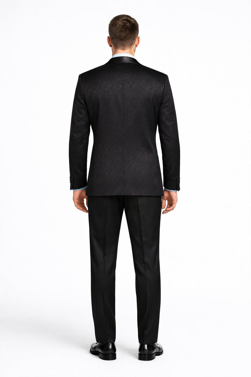 Mens Traditional Black Church Suit – Clean Classic Worship Look