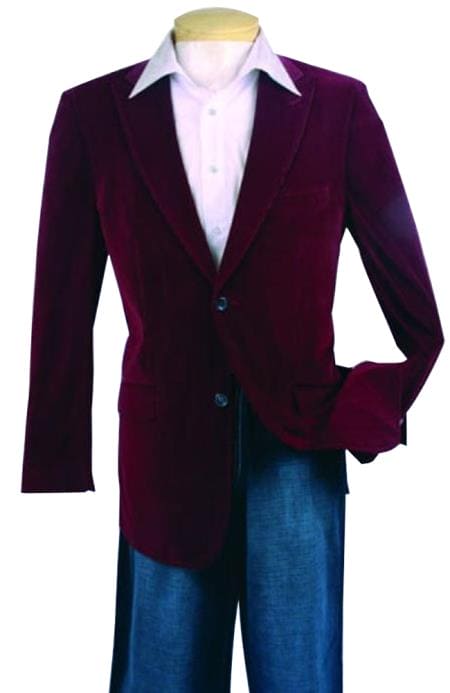 Wholesale Mens Jackets - Wholesale Blazer -Wine Blazer