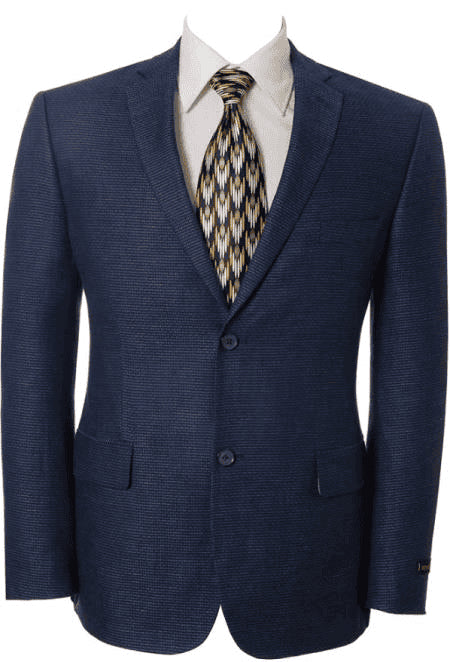 Mens Blue Linen Suit - AlbertoNardoniStore