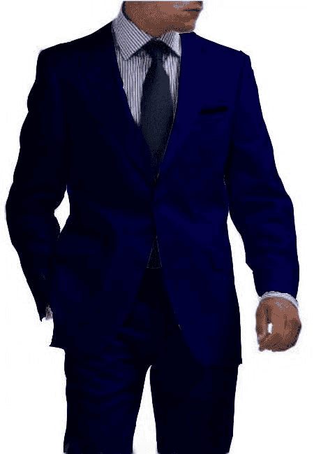 Mens Blue Linen Suit - AlbertoNardoniStore