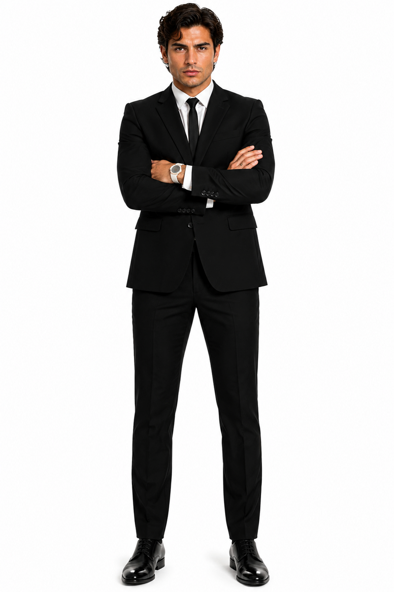 Mens Blues Brothers Black Suit Costume Package Suit | Shirt | Tie