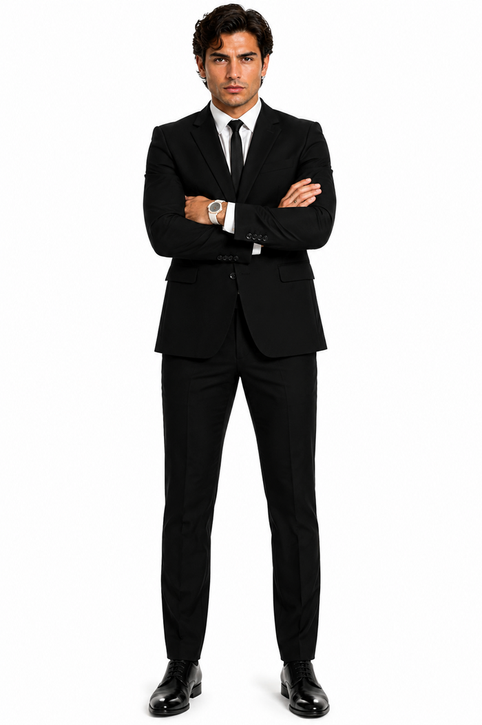 Mens Blues Brothers Black Suit Costume Package Suit | Shirt | Tie