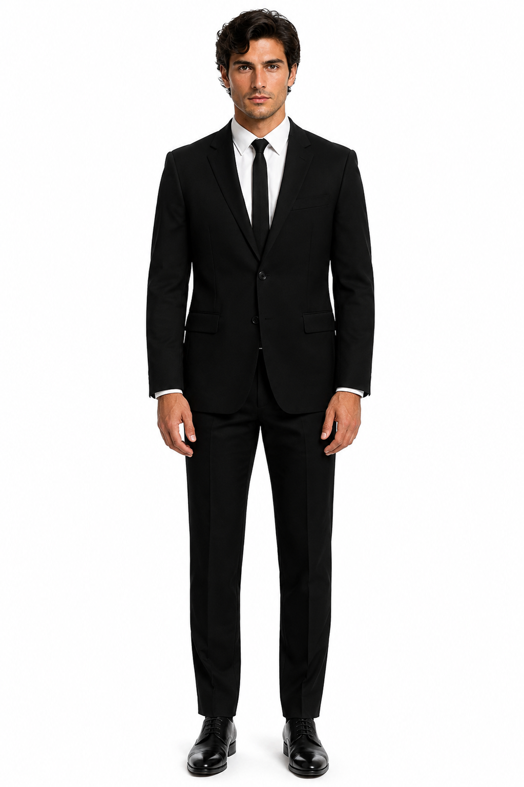 Mens Blues Brothers Black Suit Costume Package Suit | Shirt | Tie