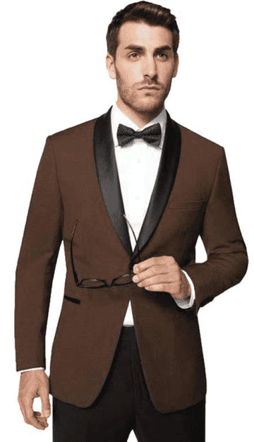 Mens Brown Wedding Suit - AlbertoNardoniStore