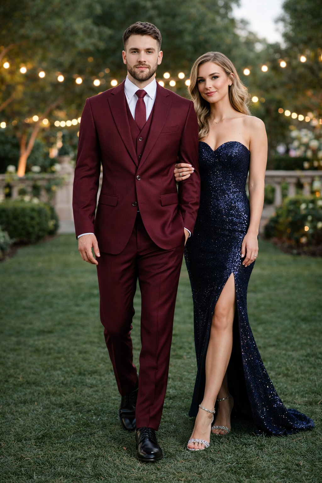 Mens Stacy Adams Suits - Designer Suit - 3 Piece Suit - Vested Suit - Flat Front Pant- Modern Fit Suits Burgundy Suit