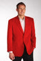 Mens Cashmere And Wool Blazer - Winter Fabric Red Sport Coat - AlbertoNardoniStore