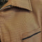 Mens Casual Zipper Front Suit Rust Brown Houndstooth BP6783