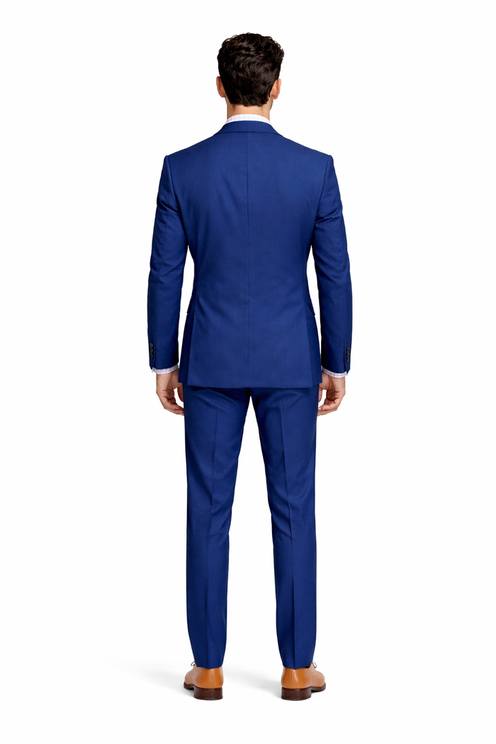Mens Cheap Blue Suit Mens Slim Fit Suit Indigo Blue