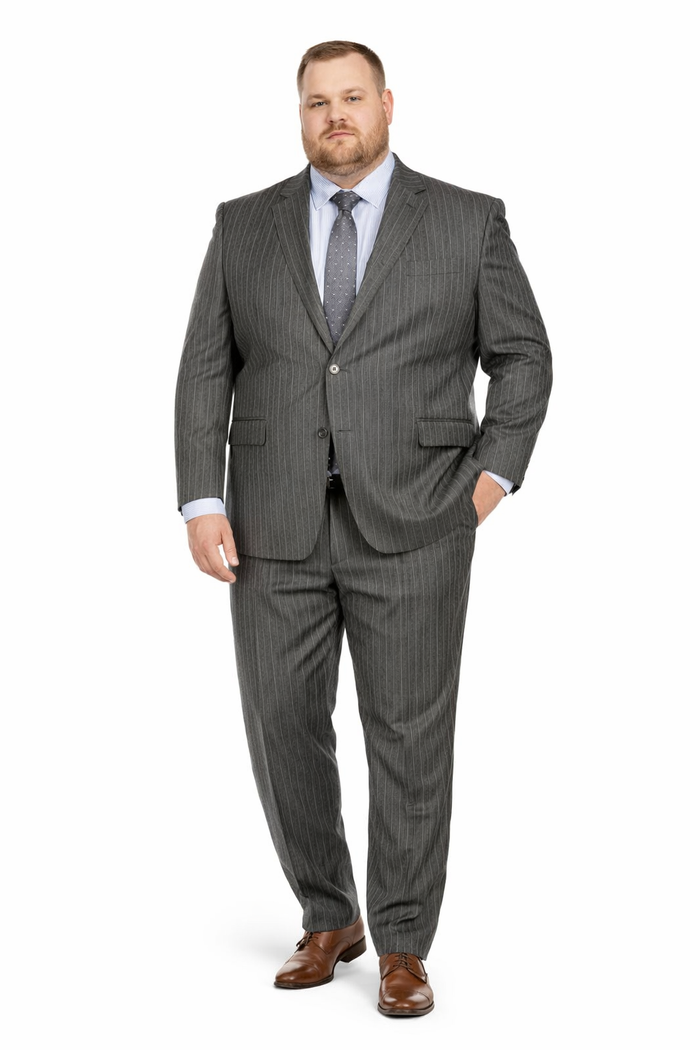 Mens Cheap Grey Suit Mens Modern Fit Gangster Pinstripe Suit Charcoal Grey