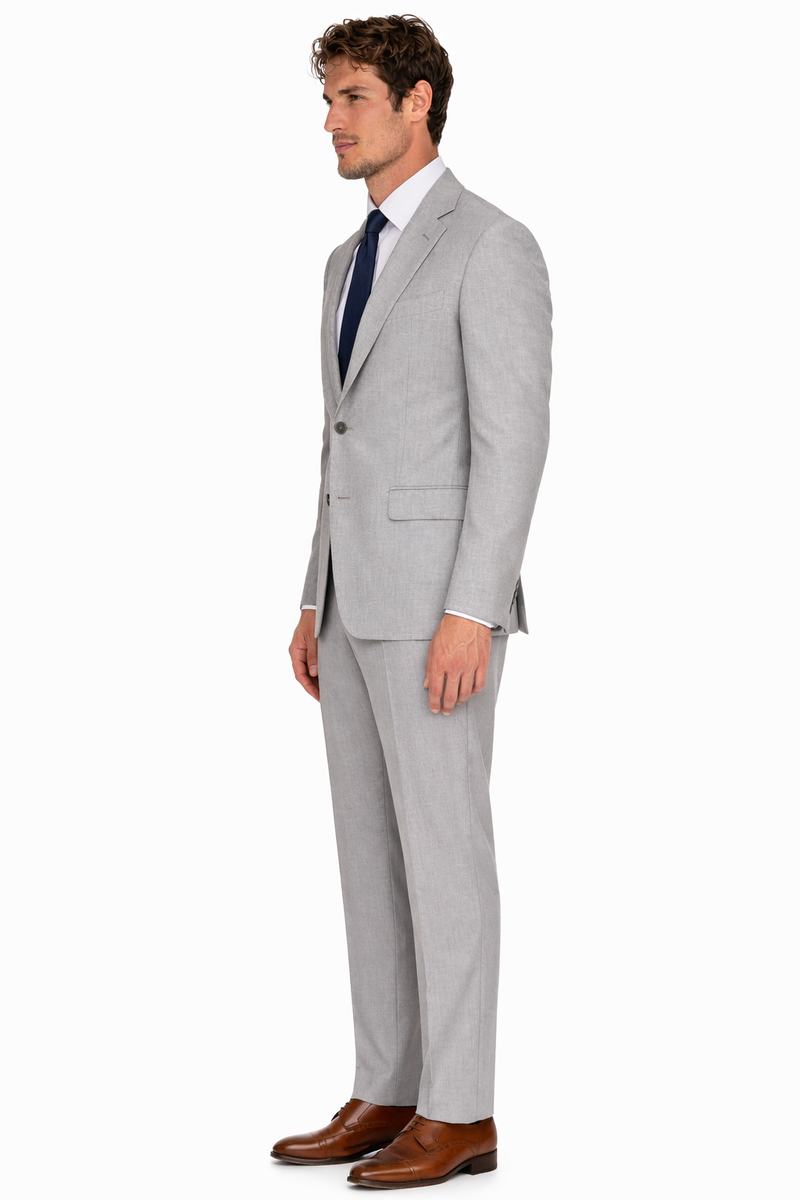 Mens Cheap Grey Suit Mens Slim Modern Suit Grey
