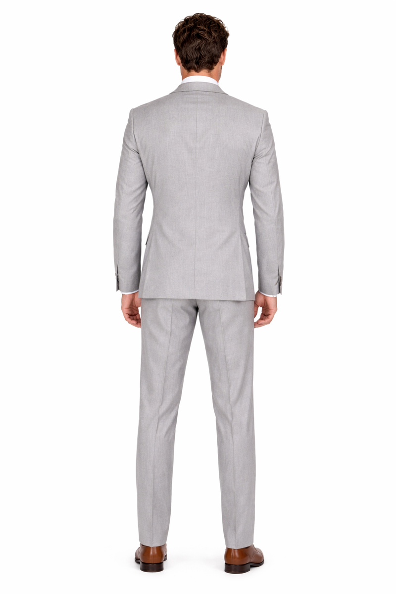 Mens Cheap Grey Suit Mens Slim Modern Suit Grey