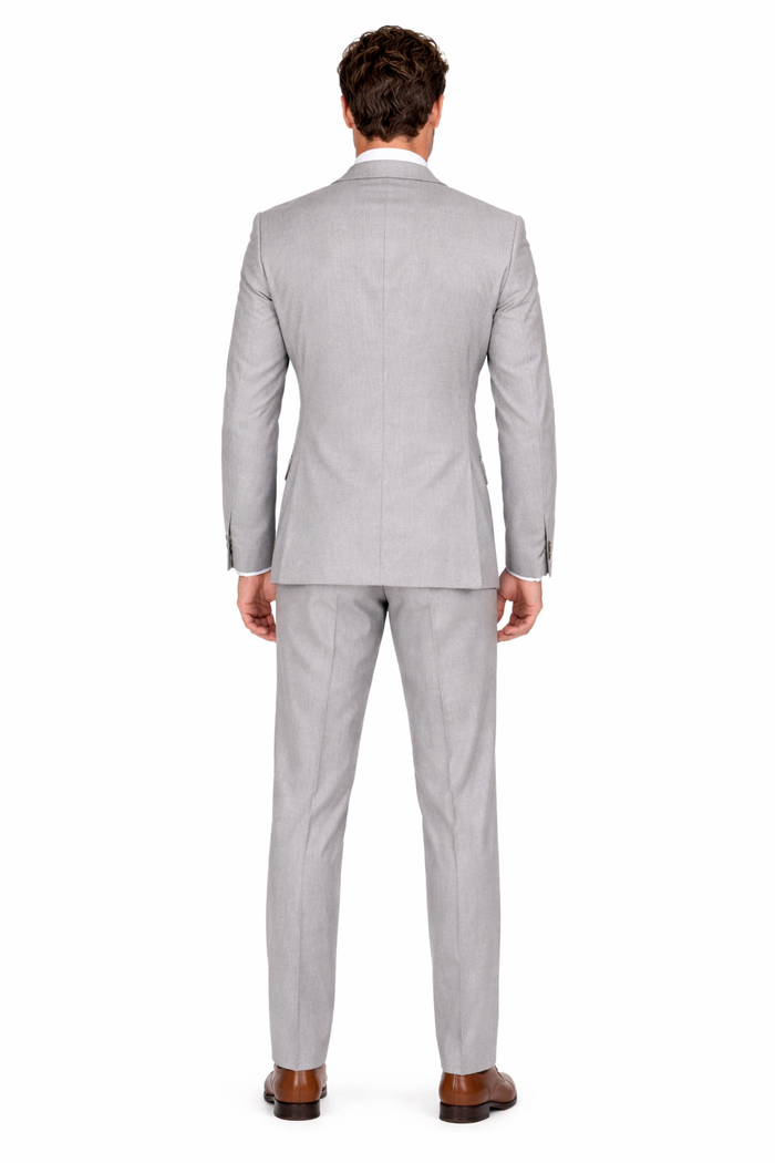 Mens Cheap Grey Suit Mens Slim Modern Suit Grey
