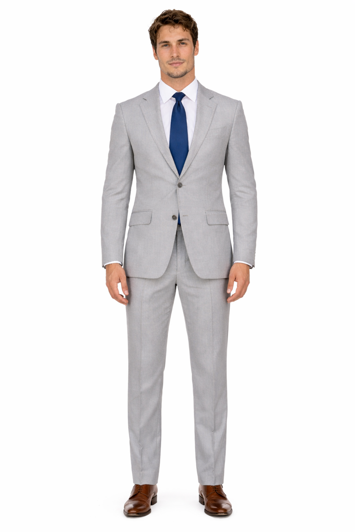 Mens Cheap Grey Suit Mens Slim Modern Suit Grey