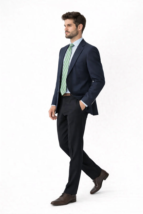 Mens Cheaped Price Suit Jackets 2 Button Big And Tall Size Blazer 56 To 80 Suit Dark Navy Cheap Priced Sport Coats - Large Sport Jacket