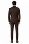 Mens Chocolate Brown Tuxedo with Black Satin Peak Lapel â€“ Formal Wedding and Prom Suit