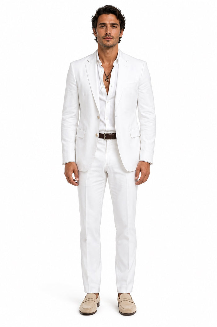 Mens Colin Farrell Miami Vice White Suit