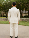 Mens Colonel Sanders White Double Breasted Suit Besom Costume