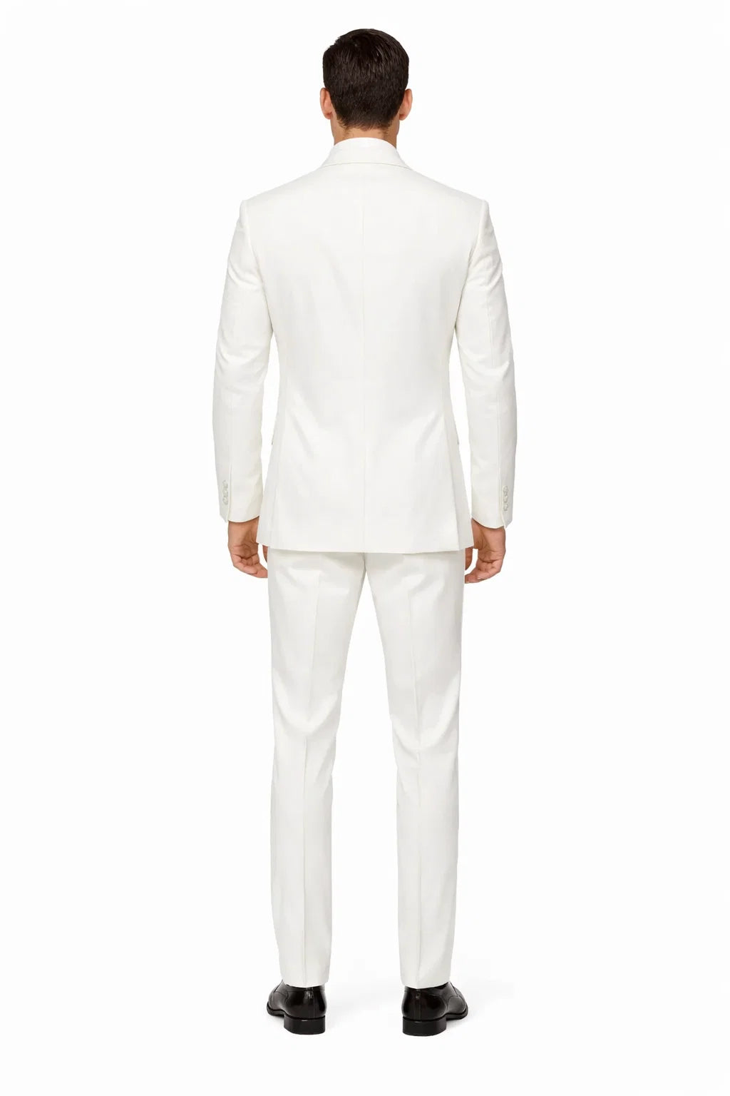 Mens Colonel Sanders White Double Breasted Suit Chest Pocket Costume