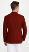 Mens Crimson Red Blazer – Classic Two-Button Wedding, Church, Business & Smart-Casual Sport Coat