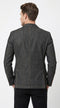 Mens Denim Cotton Blazer with Black – Smart Casual Jacket Outfit