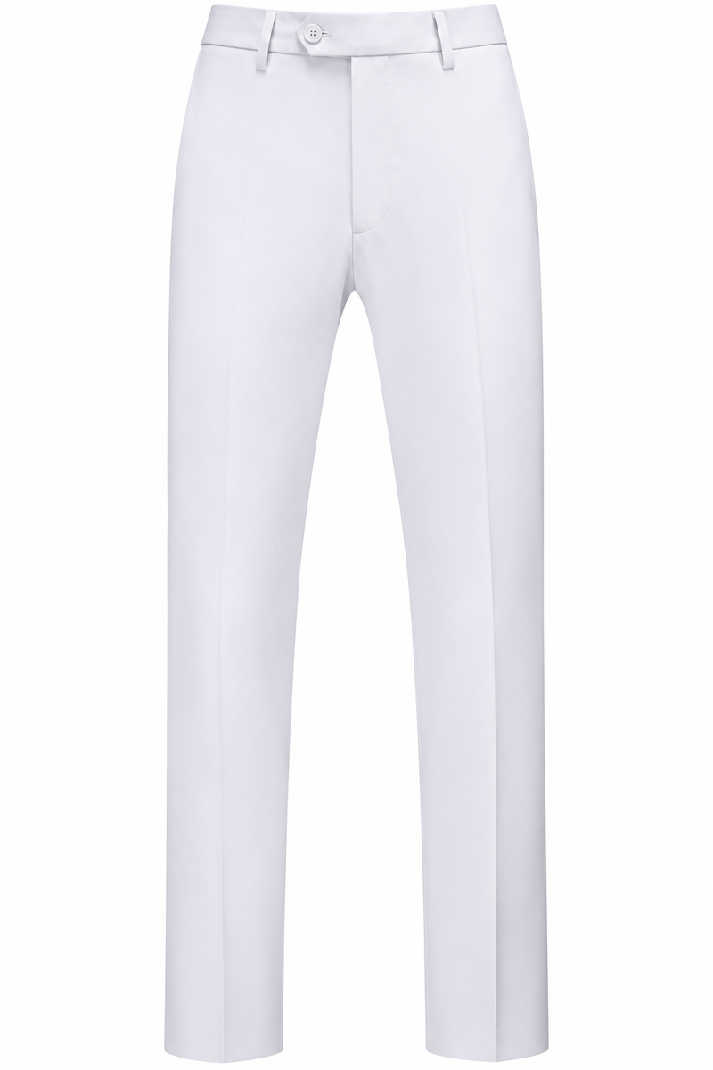 Mens Dress Pants Front Flat Fit Casual Pants