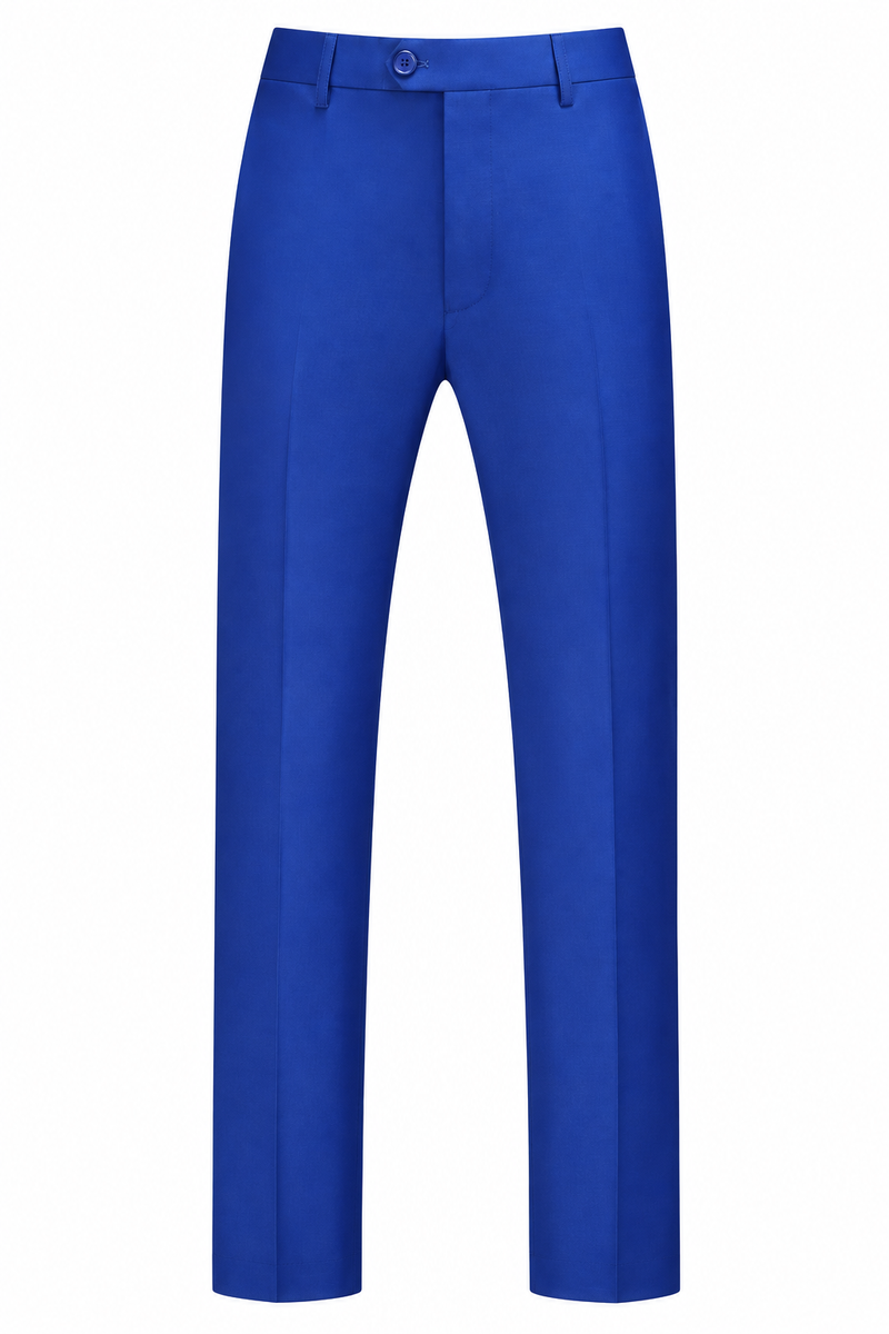 Mens Dress Pants Front Flat Fit Casual Pants
