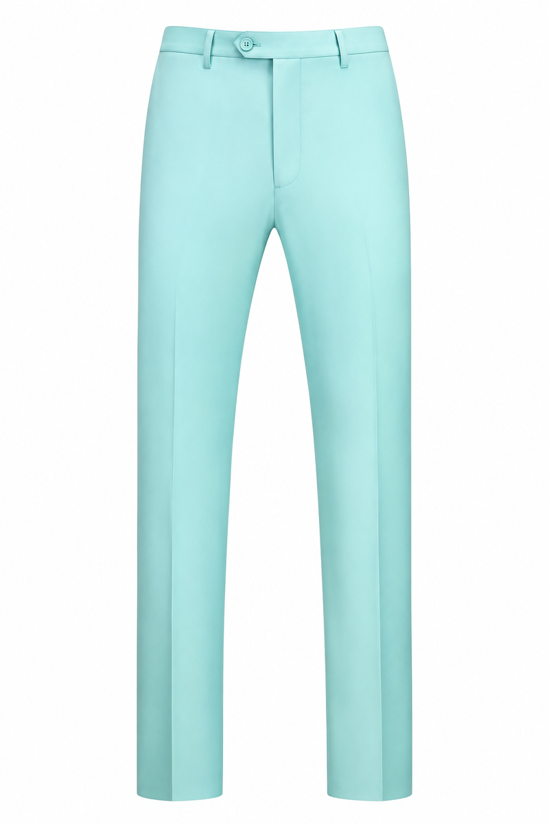 Mens Dress Pants Front Flat Fit Casual Pants