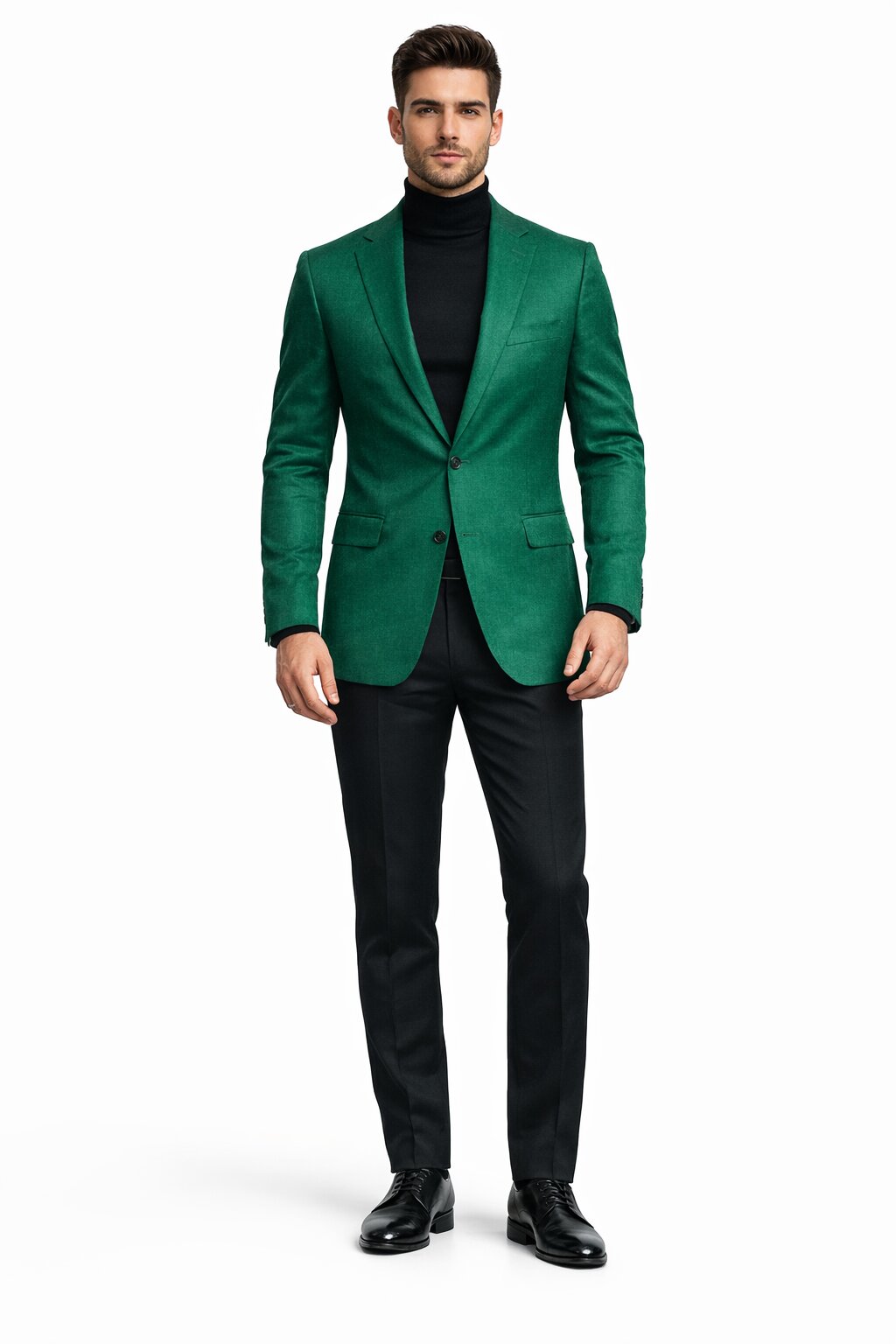 Mens Emerald Green Blazer - Green Sport Coat - Summer Jacket - Linen Blazer