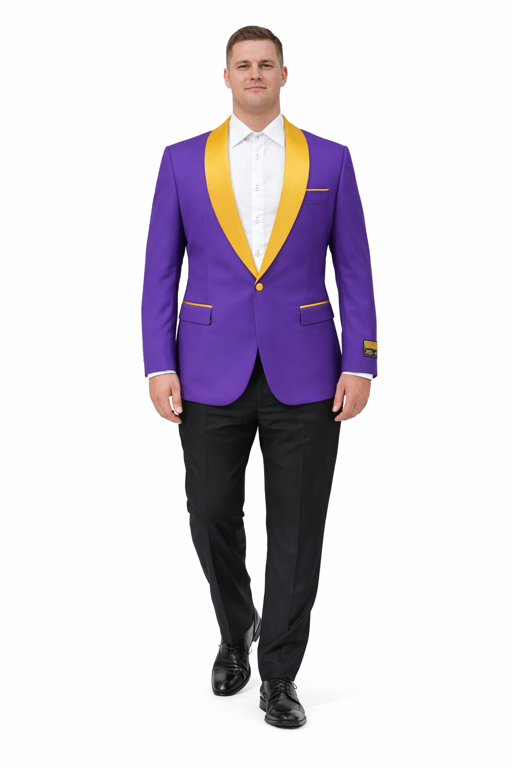 Purple And Gold Suit