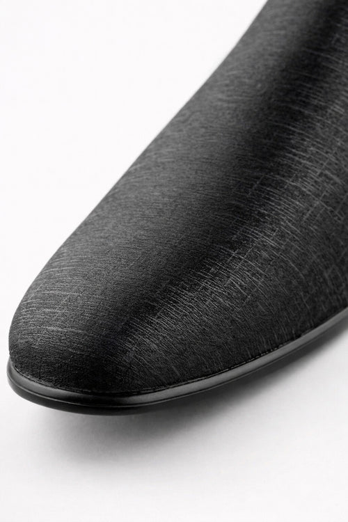 Sharkskin Black Couture 1910 Tuxedo Shoes