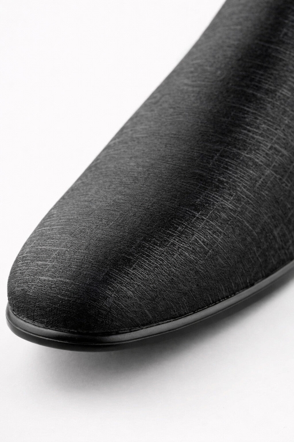 Sharkskin Black Couture 1910 Tuxedo Shoes