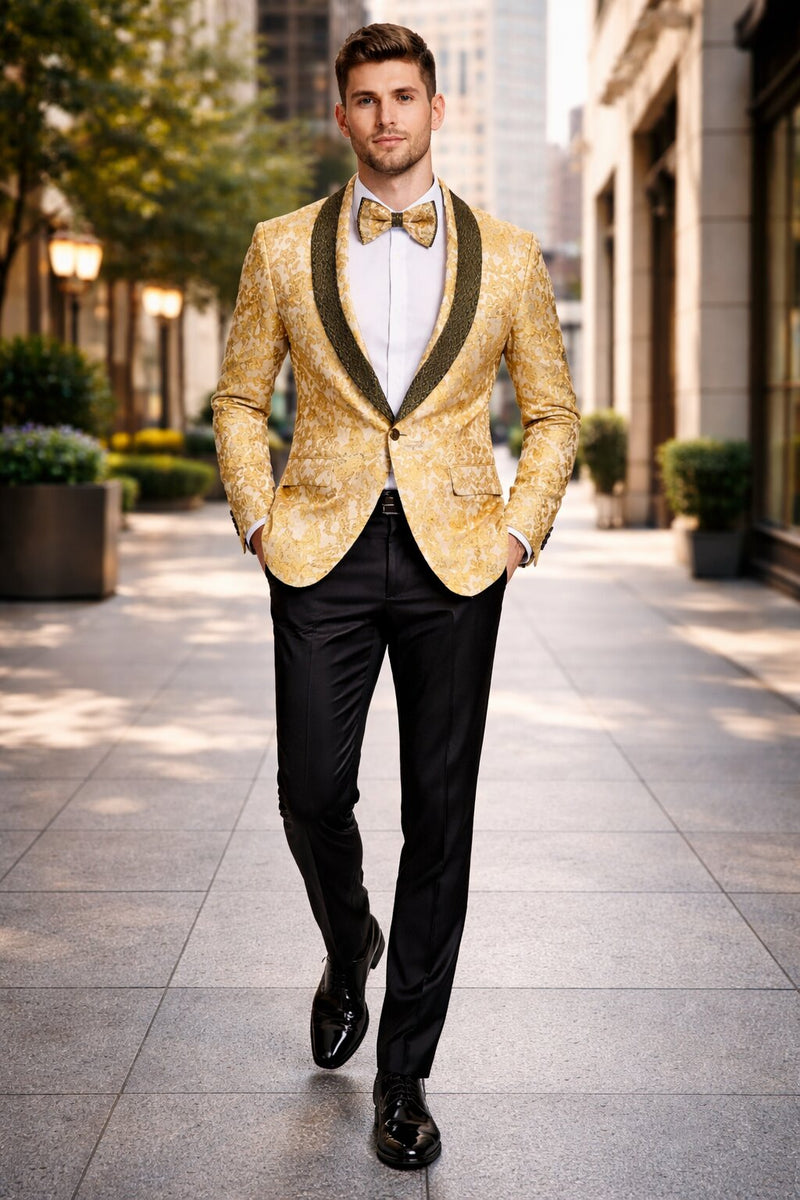 Mens Gold Blazzers