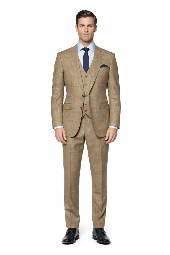 Mens Great Gatsby Costume - Great Gatsby Suit - Gatsby Clothes (Vest + Pants + Suit Shirt Tie Package)