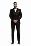Mens Great Gatsby | Leonardo Dicaprio Vested Tuxedo in Black