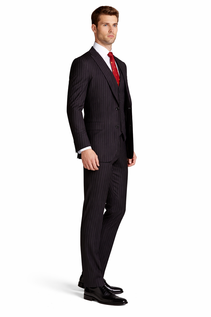 Mens Great Gatsby Outfit - 1920s Gangster Outfit Look in Black