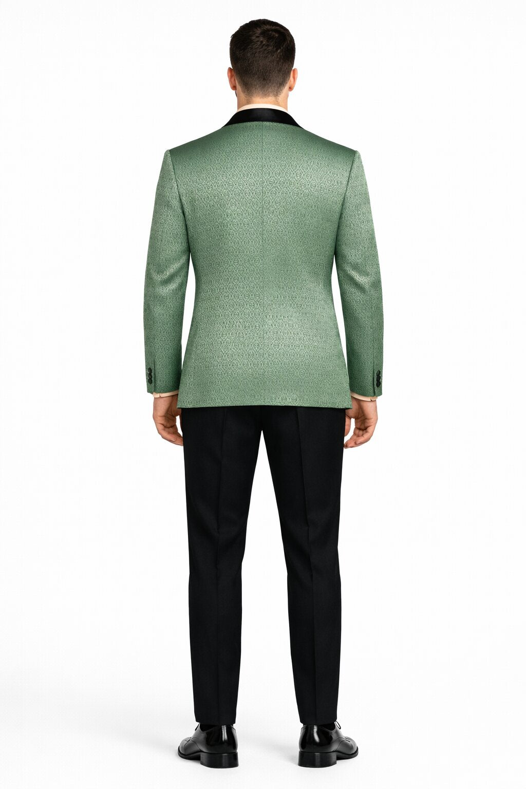 Premium Basil Green Church Suit for Men – Sharp Formal Ensemble