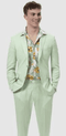 Mens Green Linen Suit - AlbertoNardoniStore